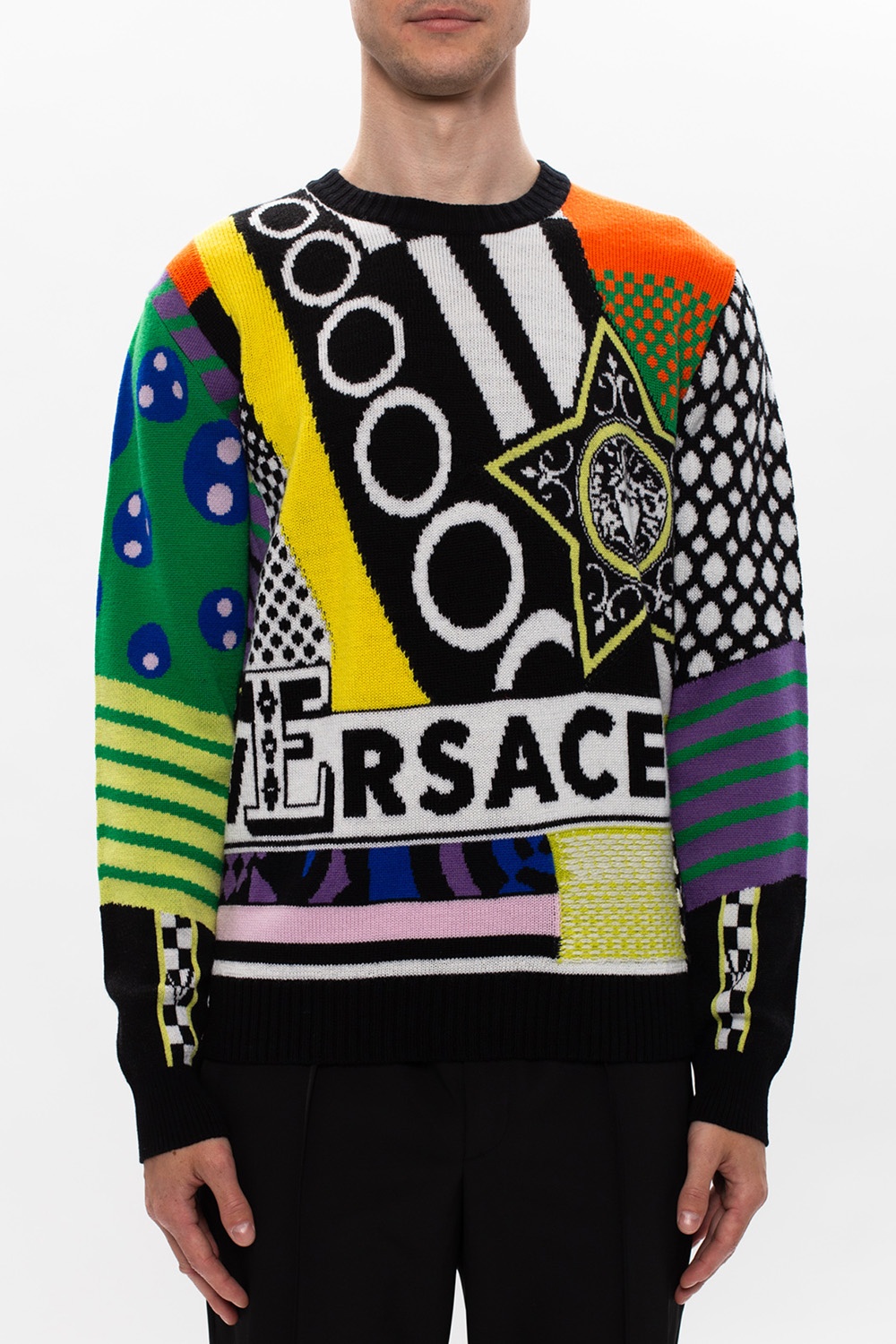 Versace on sale knit sweater